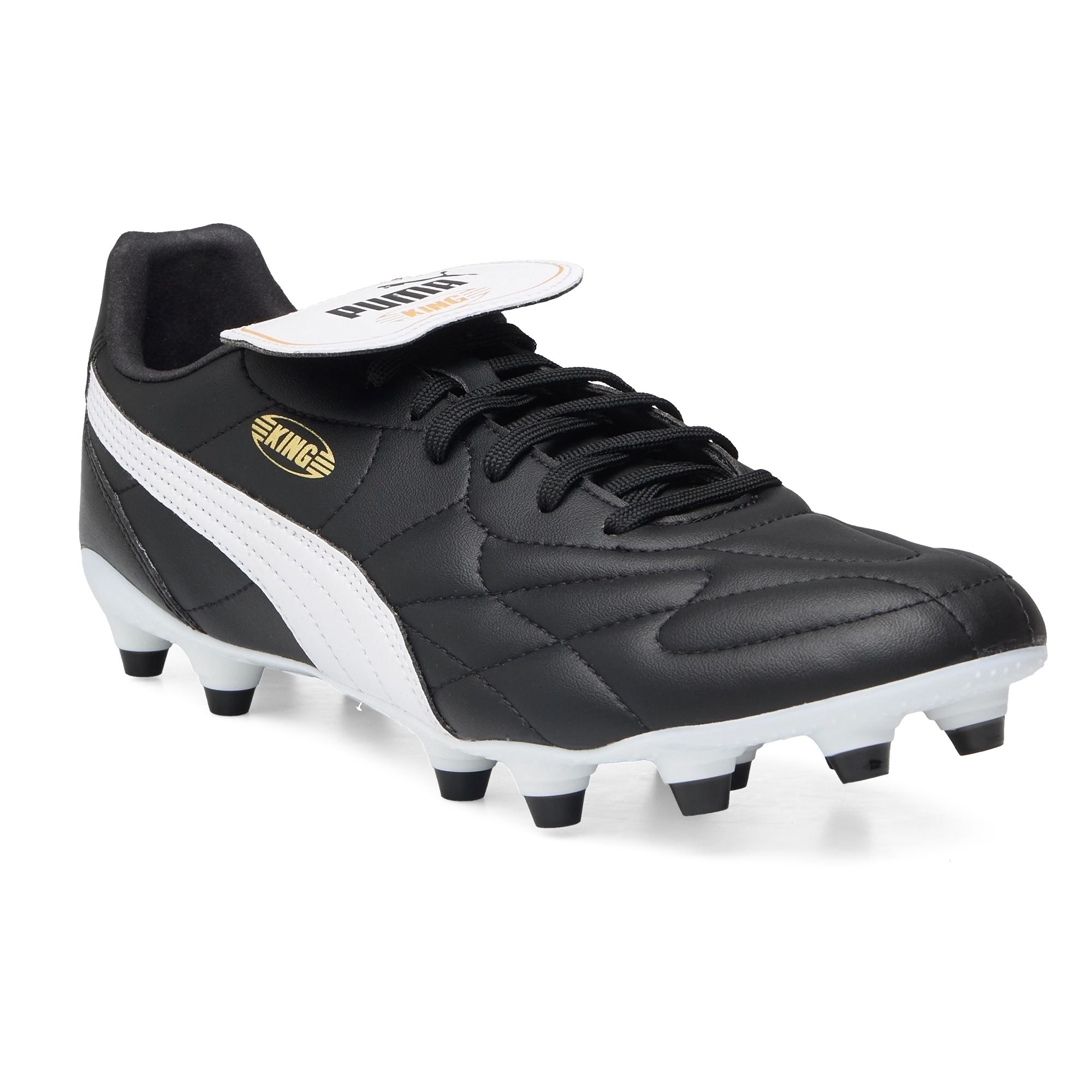 Puma King Top FG/AG Black/White - 2