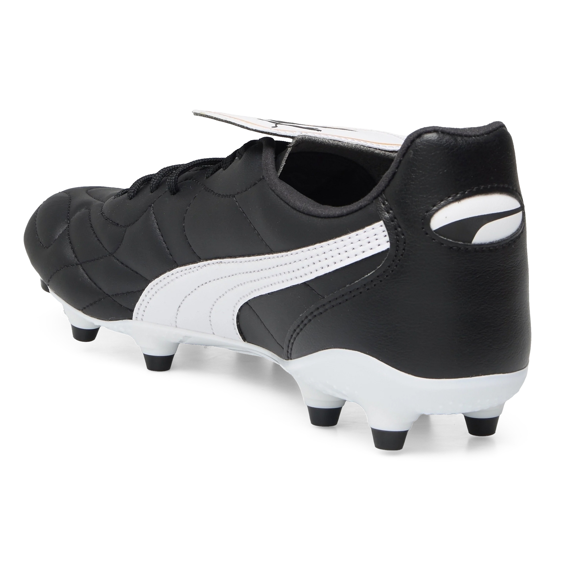 Puma King Top FG/AG Black/White - 3