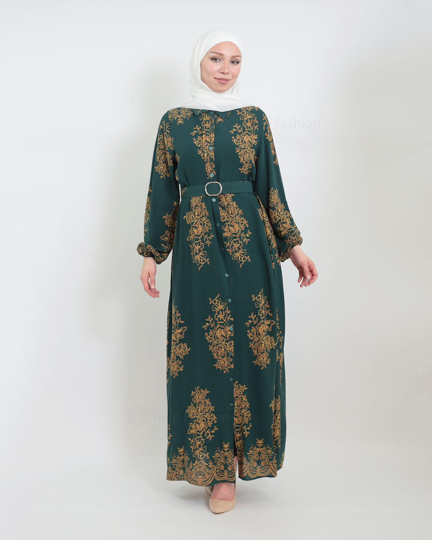 Maxi dress - Green - 3