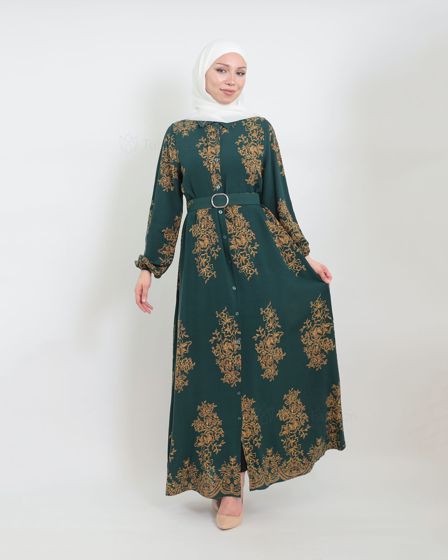 Maxi dress - Green - 2