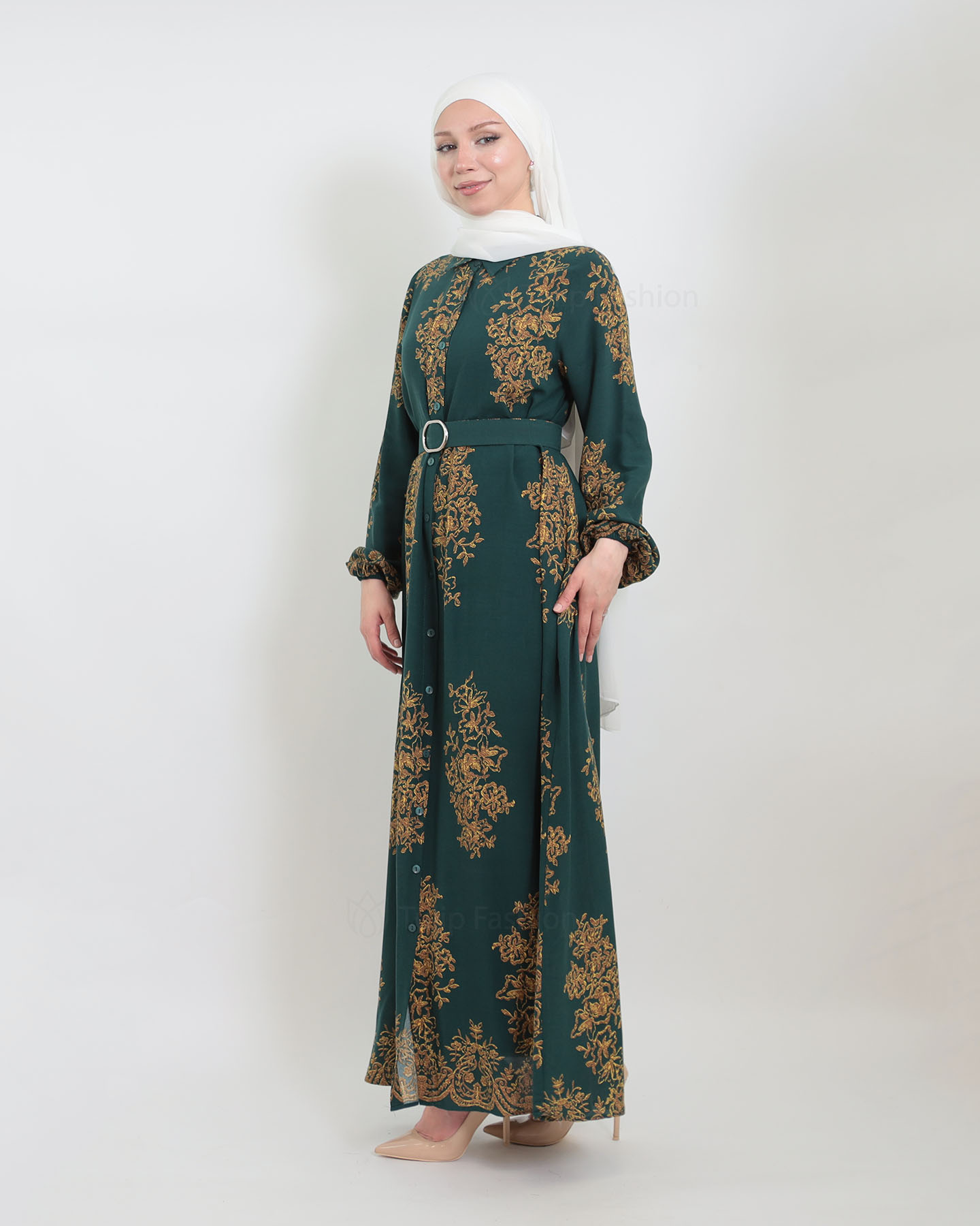 Maxi dress - Green - 4