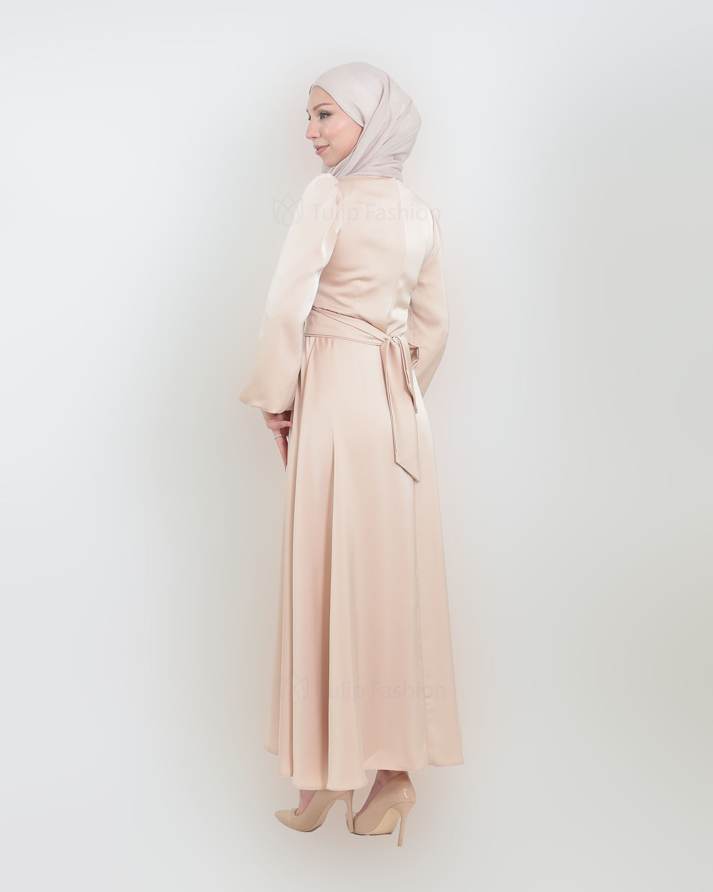 Party dress - Beige - 3