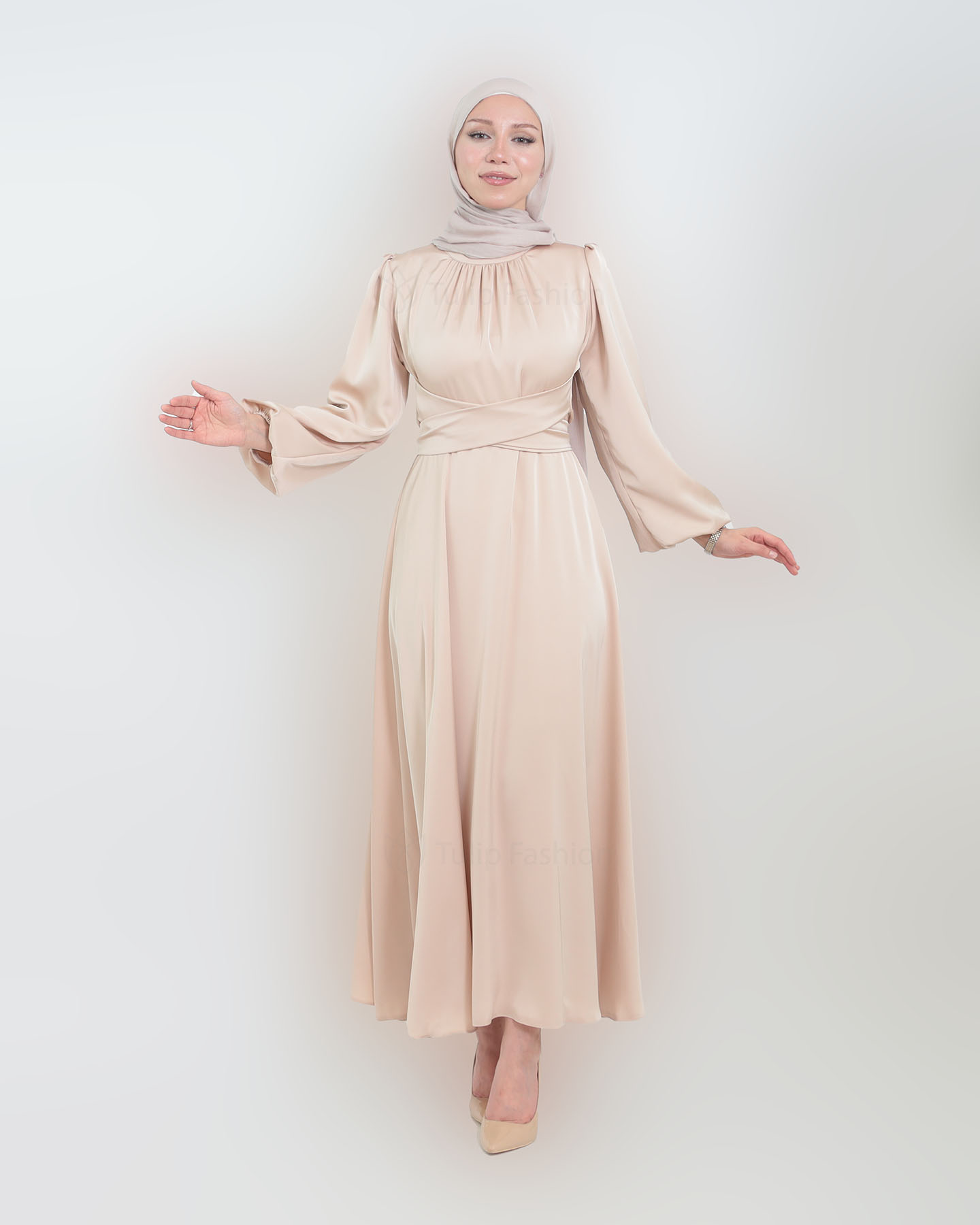 Party dress - Beige