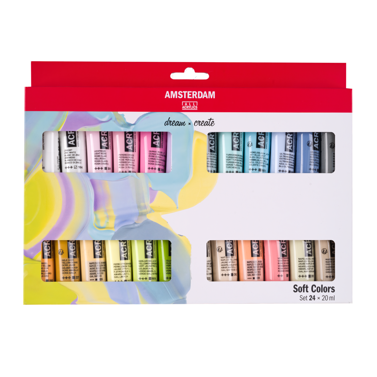 Amsterdam Standard Series Acrylics Soft colorsn Set 24 × 20 ml