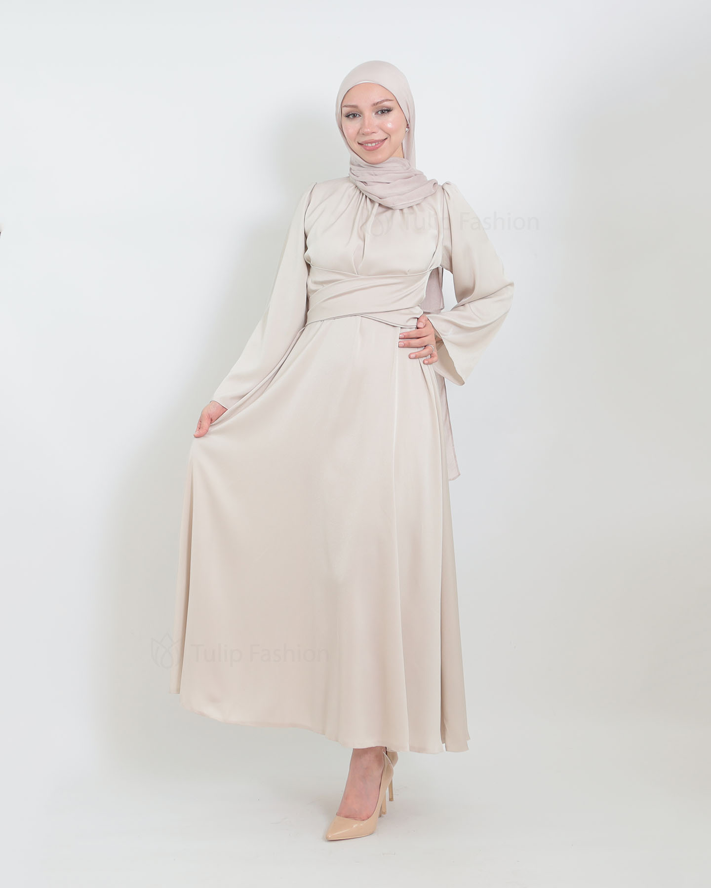 Party dress - Beige
