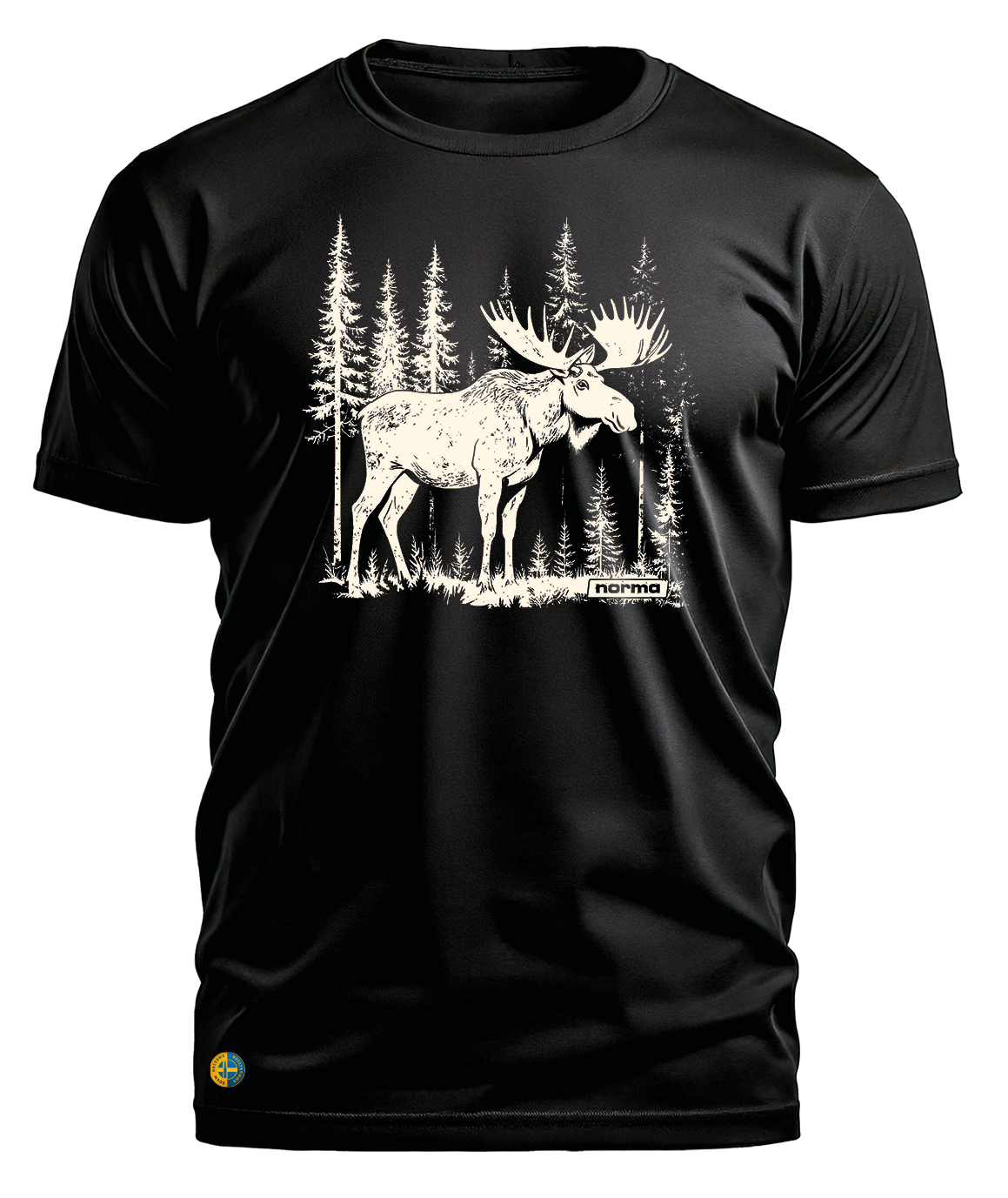 NORMA® White moose men t-shirt