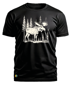 NORMA® White moose men t-shirt