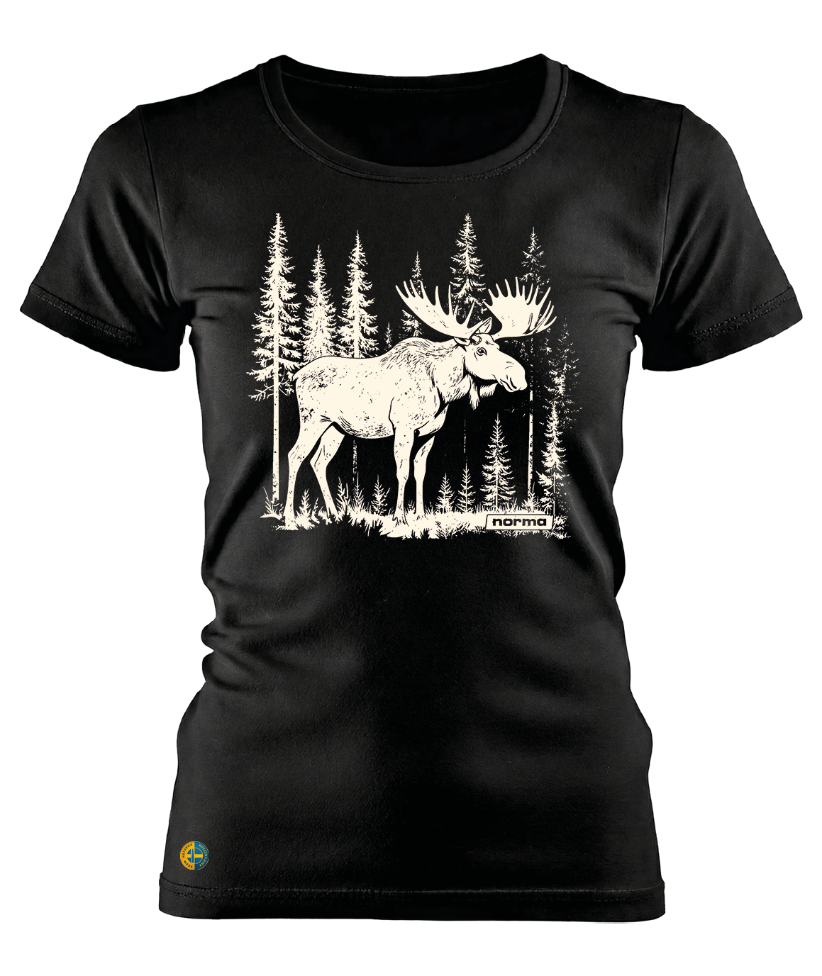 NORMA® Vit älg dam t-shirt
