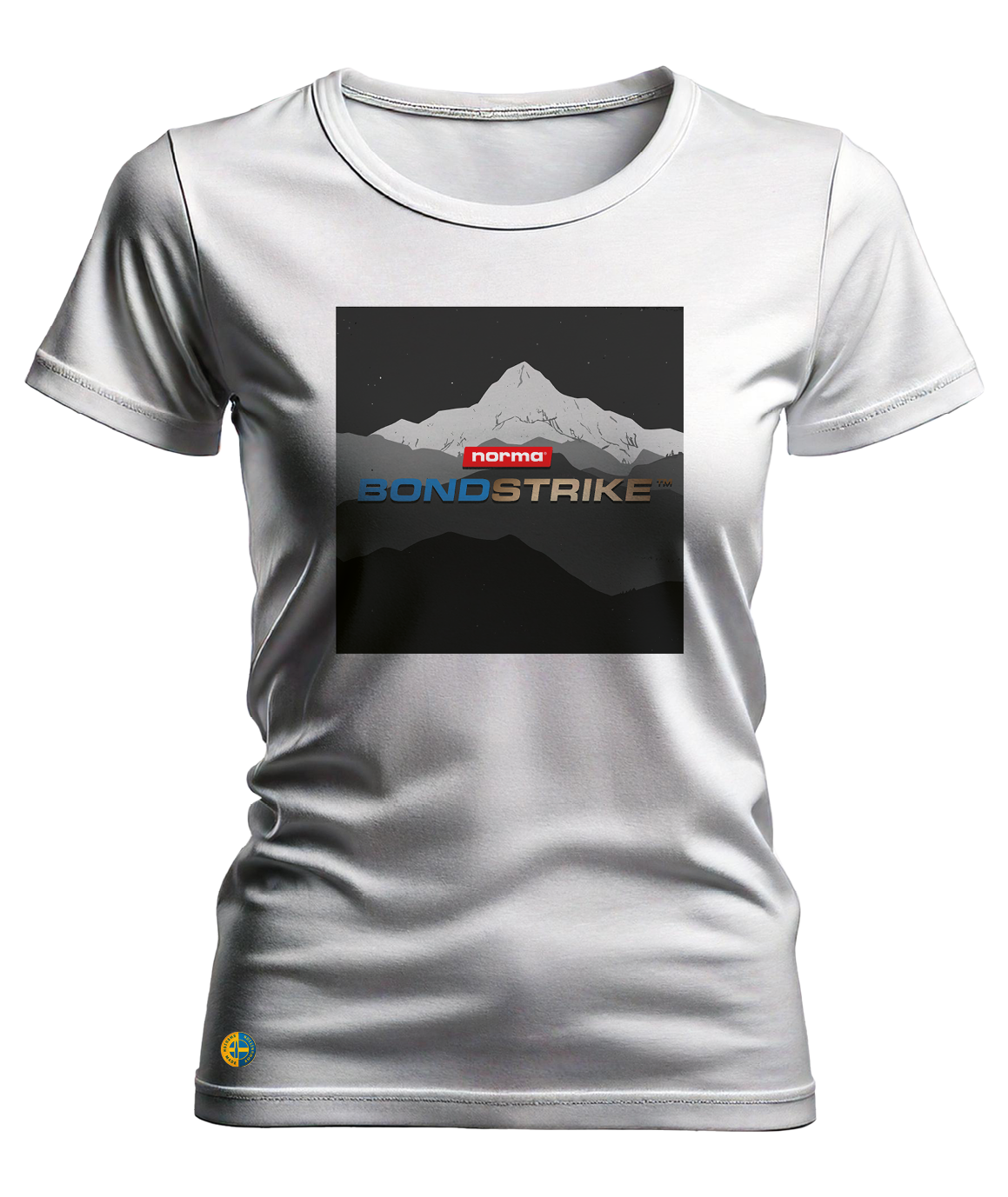 NORMA® BONDSTRIKE Vintage Mountains dam t-shirt - 4