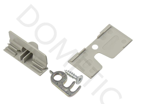 Door lock complete gray