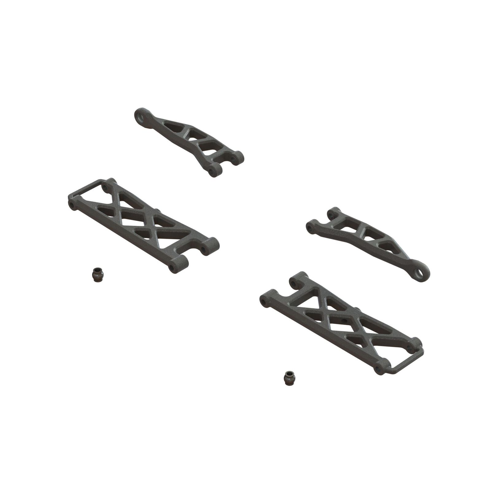 Arrma ARA330808 Rear Suspension Arm Set A: GROM