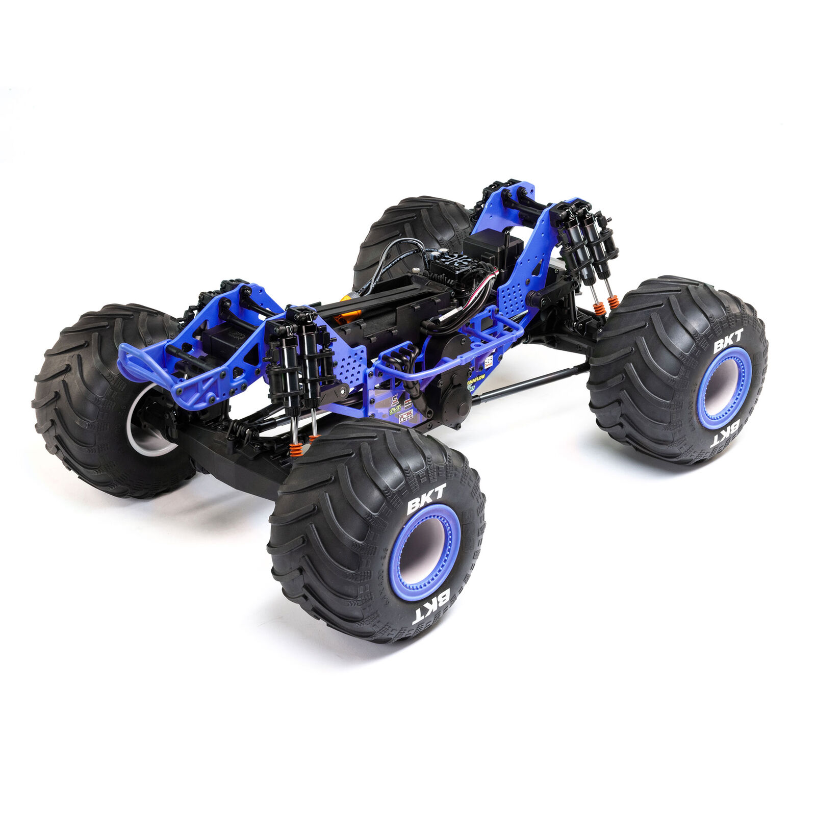 Losi 1/8 LMT 2.0 Son-Uva Digger 4X4 Solid Axle Brushless Monster Truck RTR, Blue - 15