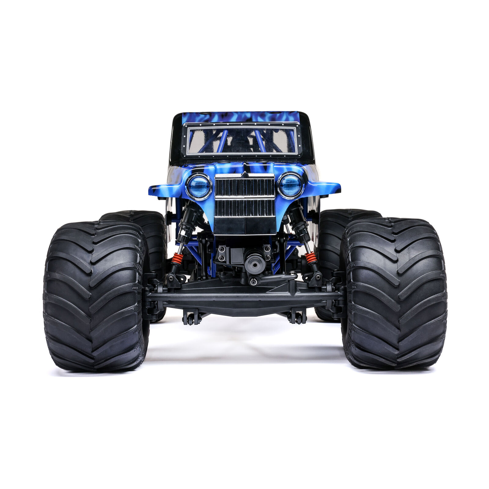Losi 1/8 LMT 2.0 Son-Uva Digger 4X4 Solid Axle Brushless Monster Truck RTR, Blue - 11