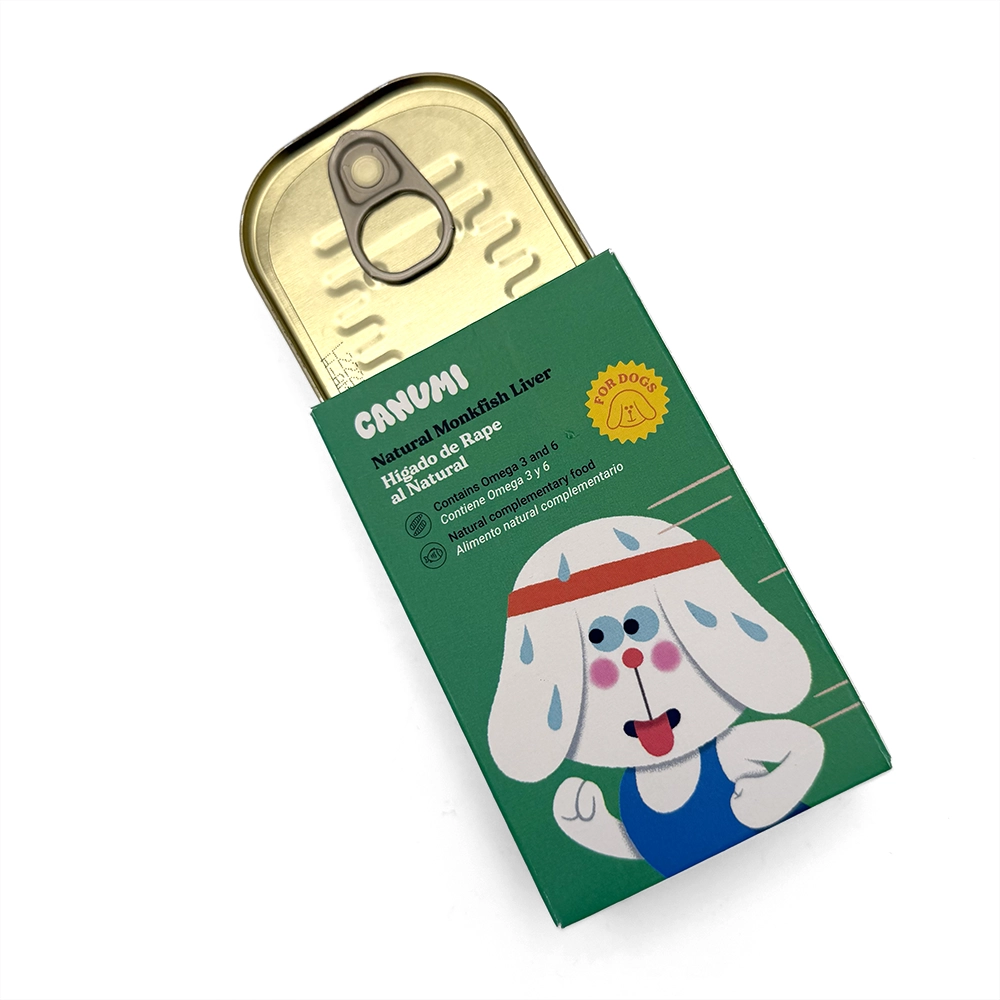 Canumi natural monkfish liver for dogs complementary food