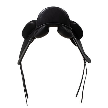 Dressyrsadel med utbytbara koppjärn. Supreme double leather "Richmond" inklusive koppjärn