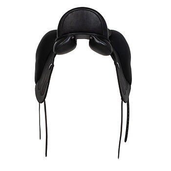 Dressyrsadel med utbytbara koppjärn. Supreme double leather "New Orleans" inklusive koppjärn