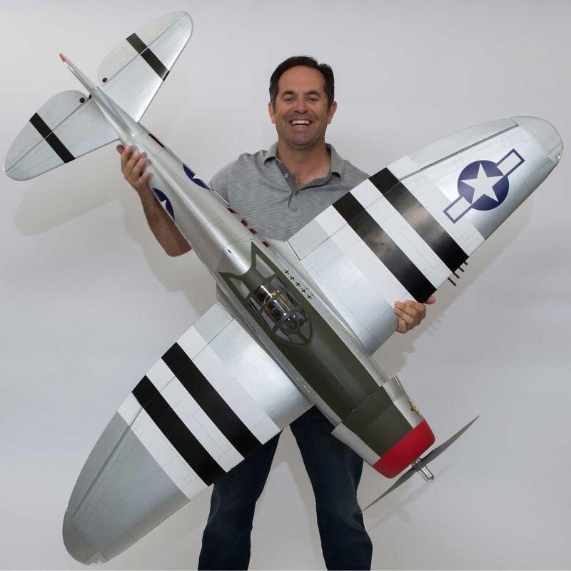 Hangar 9 P-47D Thunderbolt 20cc ARF, 67tum - 30