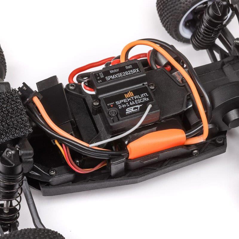 LOSI 1/28 Micro-T 2S 2WD RTR Stadium Truck (Battery & Charger Included), Silver - 21