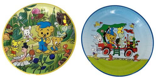 Papptallrik 23cm 8-pack Bamse