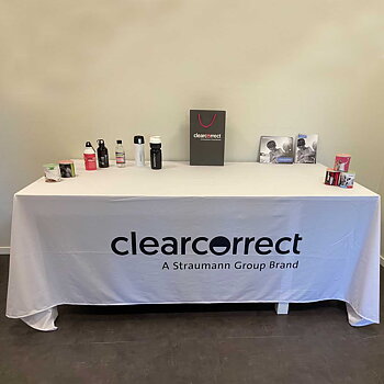 Promotional table cover clearcorrect