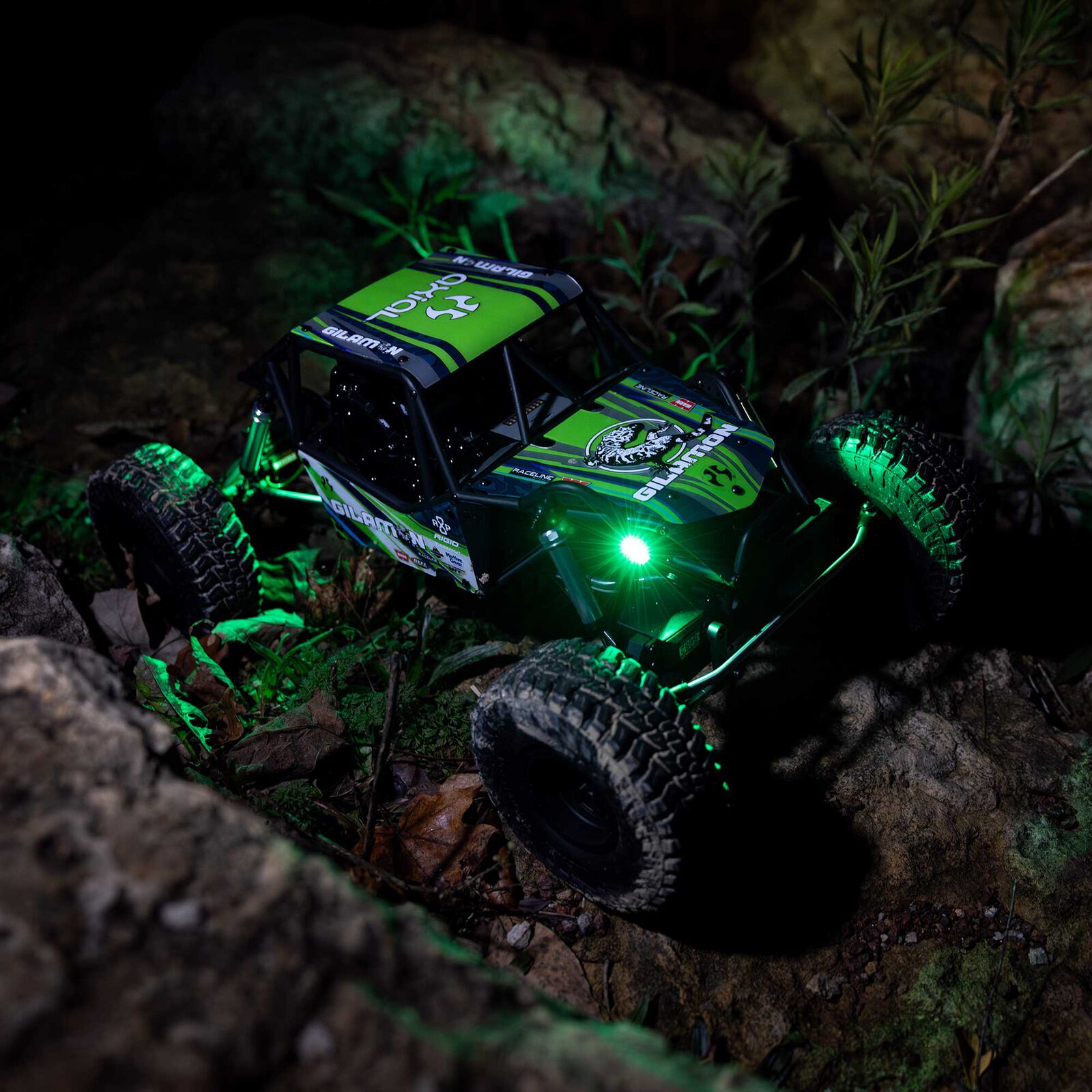 Axial 1/8 AXP8 Gilamon 2.2 4X4 RTR Brushed Trail Buggy, Green - 18