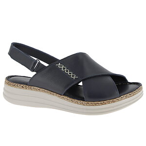 Charlotte of Sweden skinnsandal Black