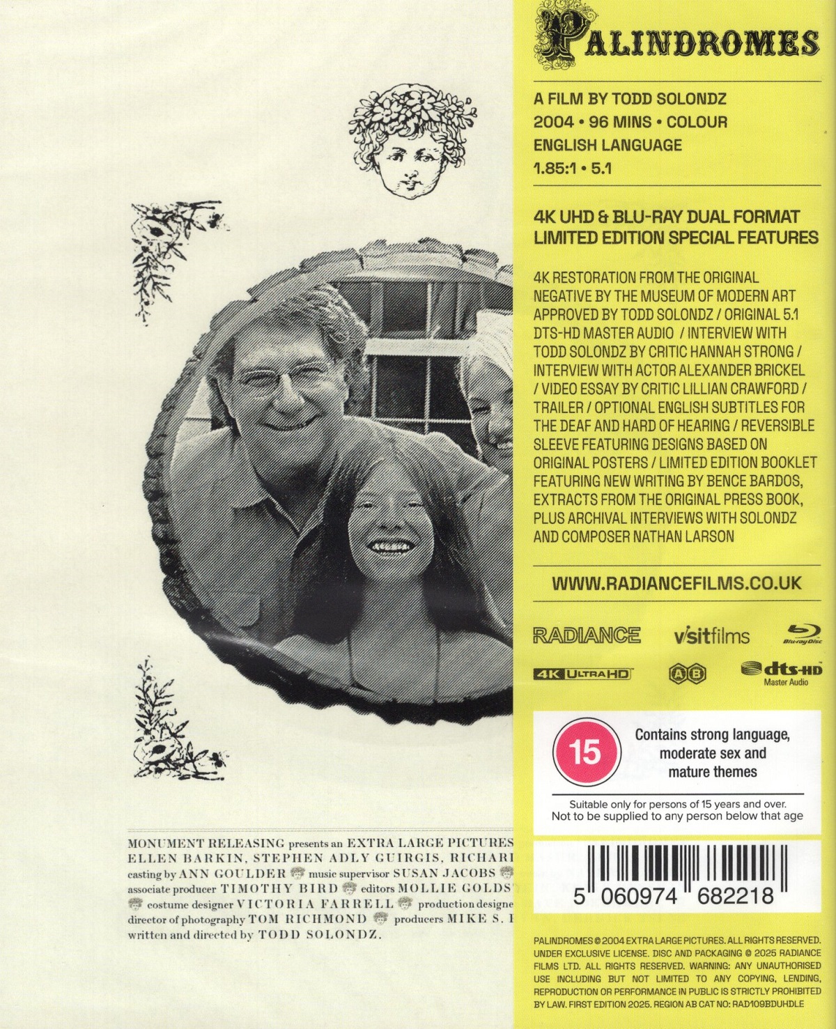 Palindromes (Limited Edition) (ej svensk text) (4K Ultra HD + Blu-ray) - 2