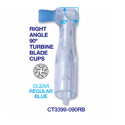 Prophy Angles Cups 90° Regular Blue, 100st.