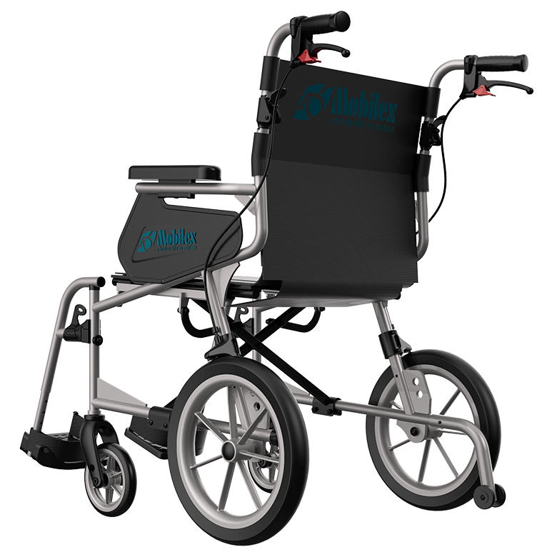 Turtle transportrullstol med 14" hjul - 2