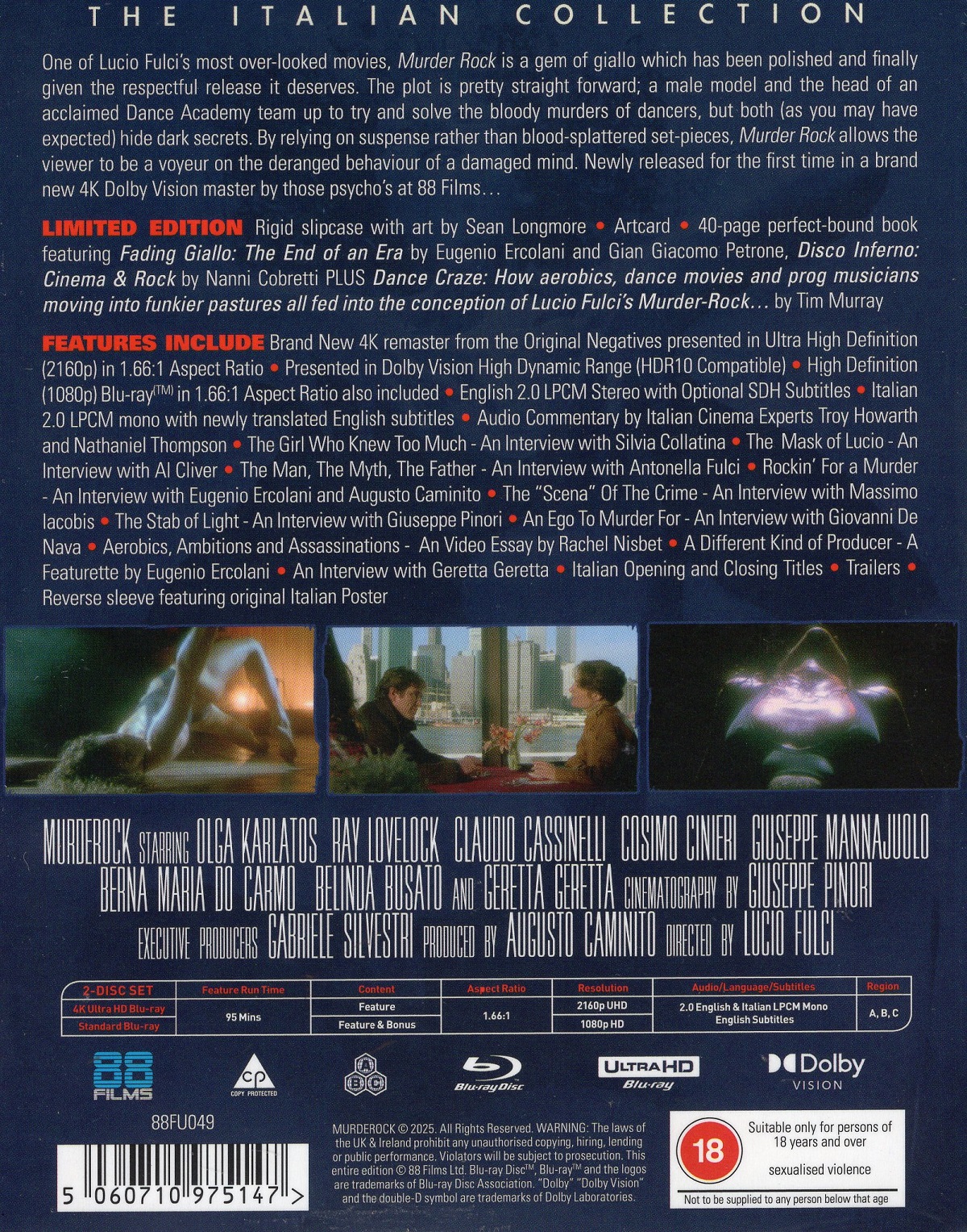 Murder Rock (Limited Edition) (ej svensk text) (4K Ultra HD + Blu-ray) - 2