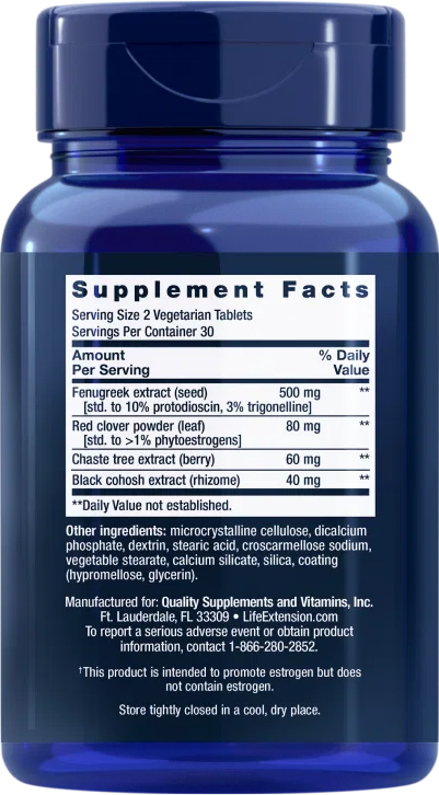 Life Extension Estrogen Balance Elite – Hormonell Balans (60 tab) - 2