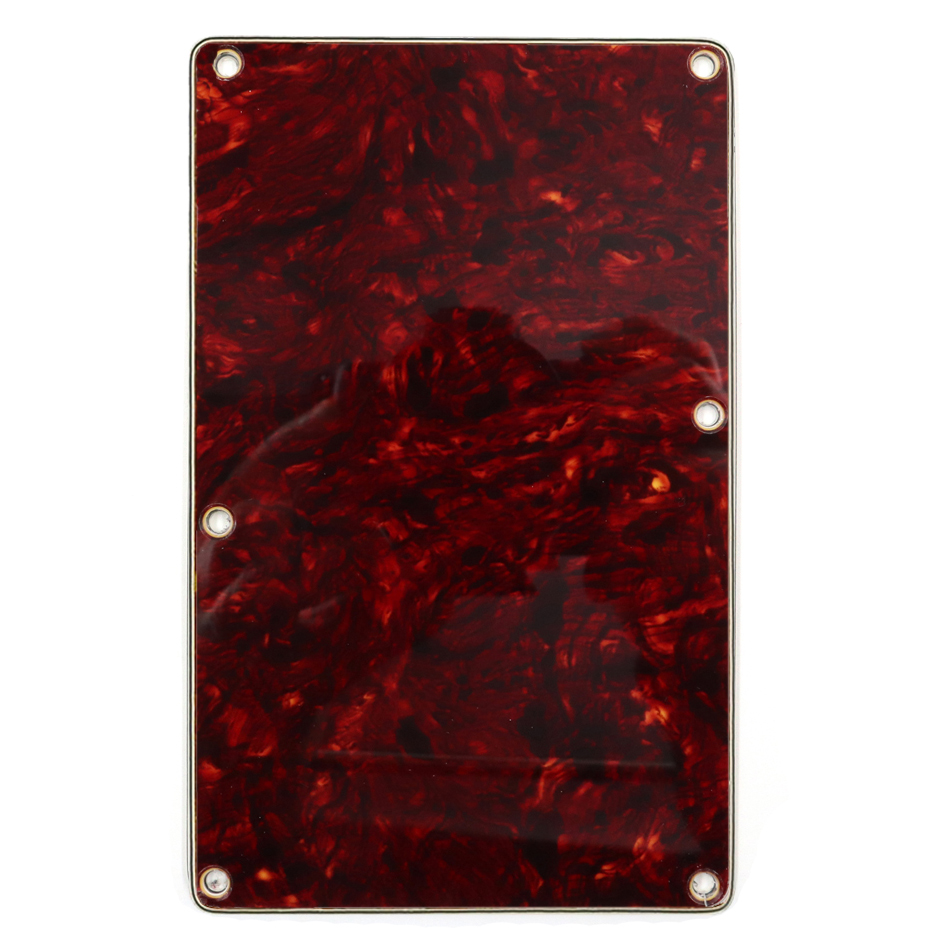 Backplate Tremolo Cover 4-Ply Without String Holes (Tortoise)