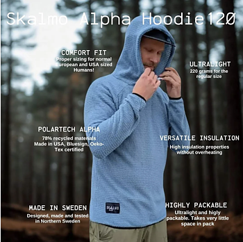 Skalmo Alpha huppari 120