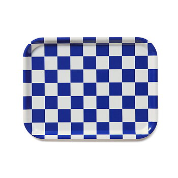 Sea Salt  CHECKER Serving Tray - 27x20 cm