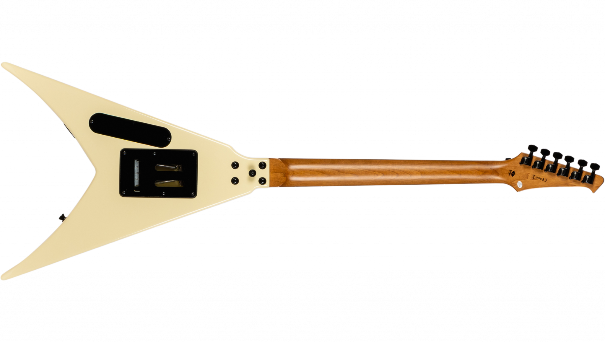 Spira Guitars V-420 Antiq White Stripe - 2
