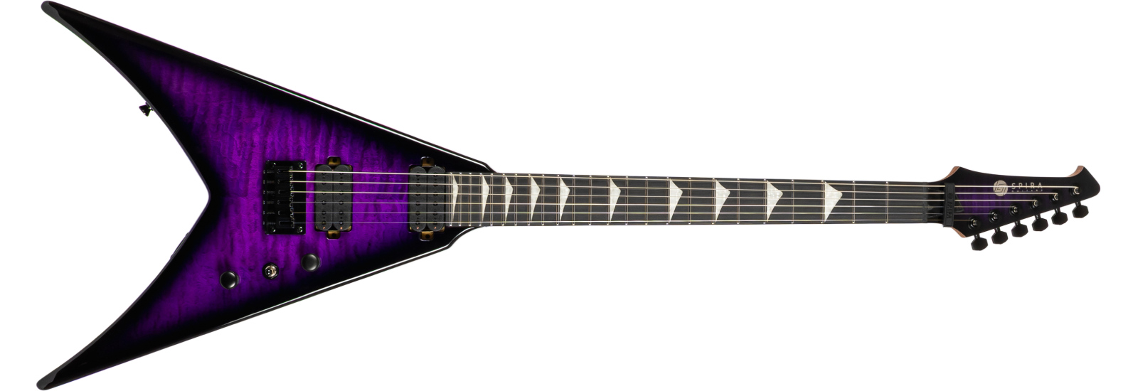 Spira Guitars V-500 Trans Purple