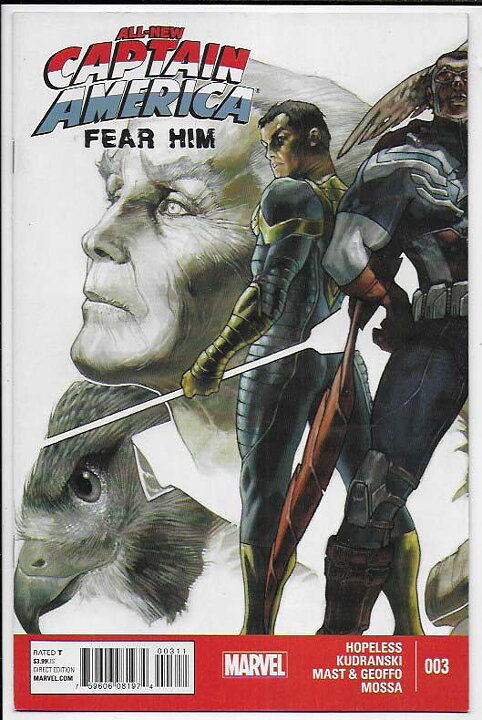 All-New Captain America: Fear Him # 3 NM