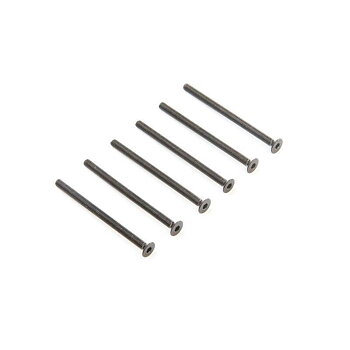 LOSI M3 x 45mm Flat Head Screws (6)