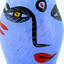 ウルリカ・ヒードマン・ヴァリーン Open Mindsシリーズ 女性の顔の花瓶 Vase (10cm) 1987年 (2)