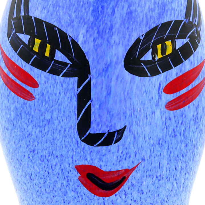 ウルリカ・ヒードマン・ヴァリーン Open Mindsシリーズ 女性の顔の花瓶 Vase (10cm) 1987年 (3)