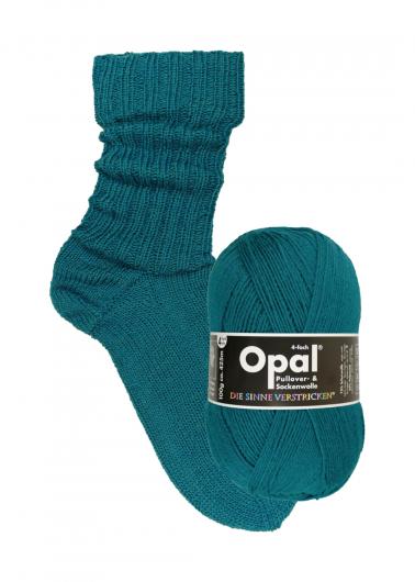 Opal Sockgarn. Enfärgad. Blågrön (9934)