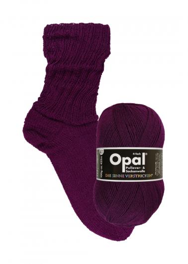 Opal Sockgarn. Enfärgad. Bär-röd (9938)