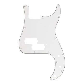 Pickguard Precision Bass 3-Ply (White)