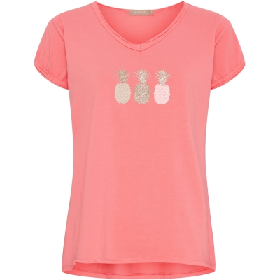 T-Shirt / Ananas / Corall