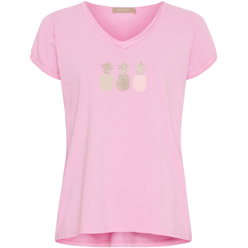 T-Shirt / Ananas / Rosa