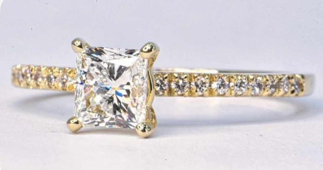 Diamantring 1.19ct