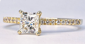 Diamantring 1.19ct