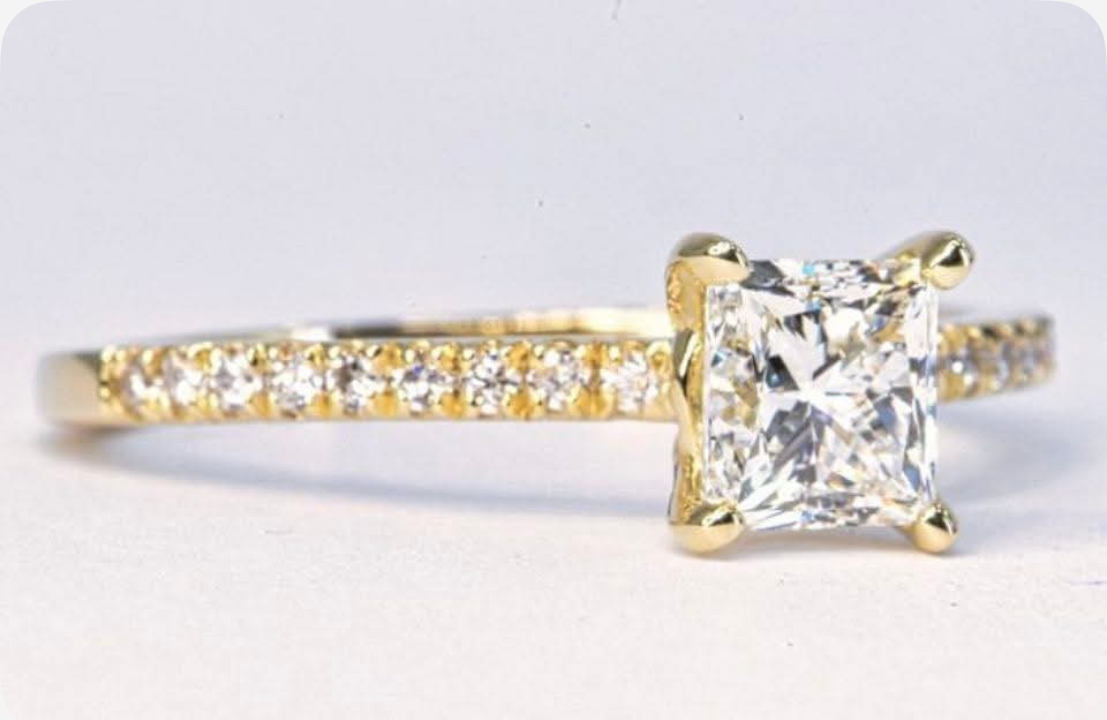 Diamantring 1.19ct - 2