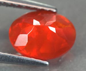 Ópalo de fuego mexicano suelto natural de alta calidad de 0,70 ct - 2