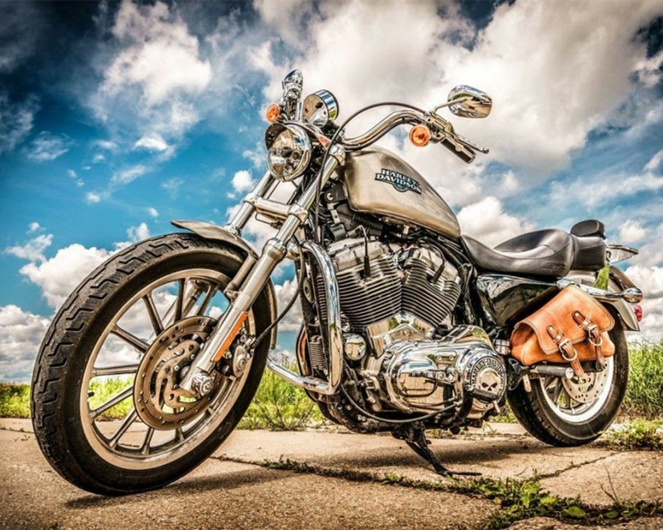 Old Motorcykel, Noessa Diamond Painting